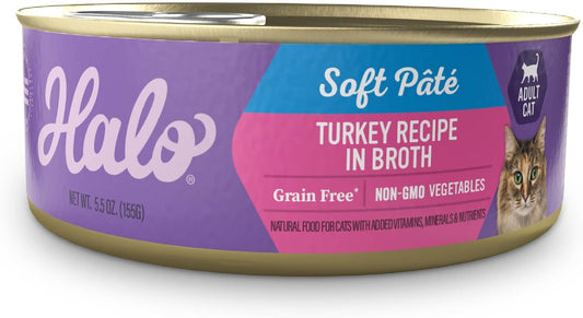 Halo-Pets-Spot's-Stew-Wholesome-Turkey-Cat-Food-Number-of-Cans/Size:-5.5-oz,-case-897