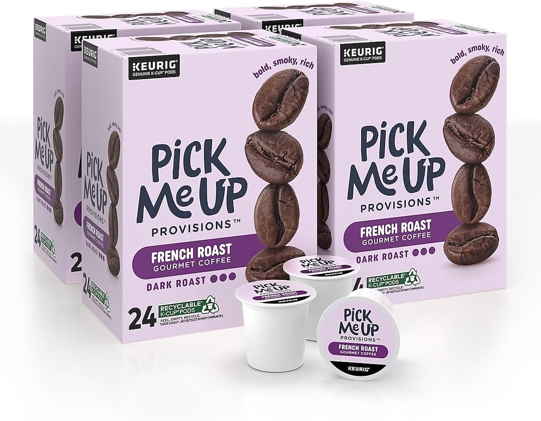 Staples-Pick-Me-Up-Provisions-K-Cup-Cápsulas-de-café,-tostado-francés-Keurig®409