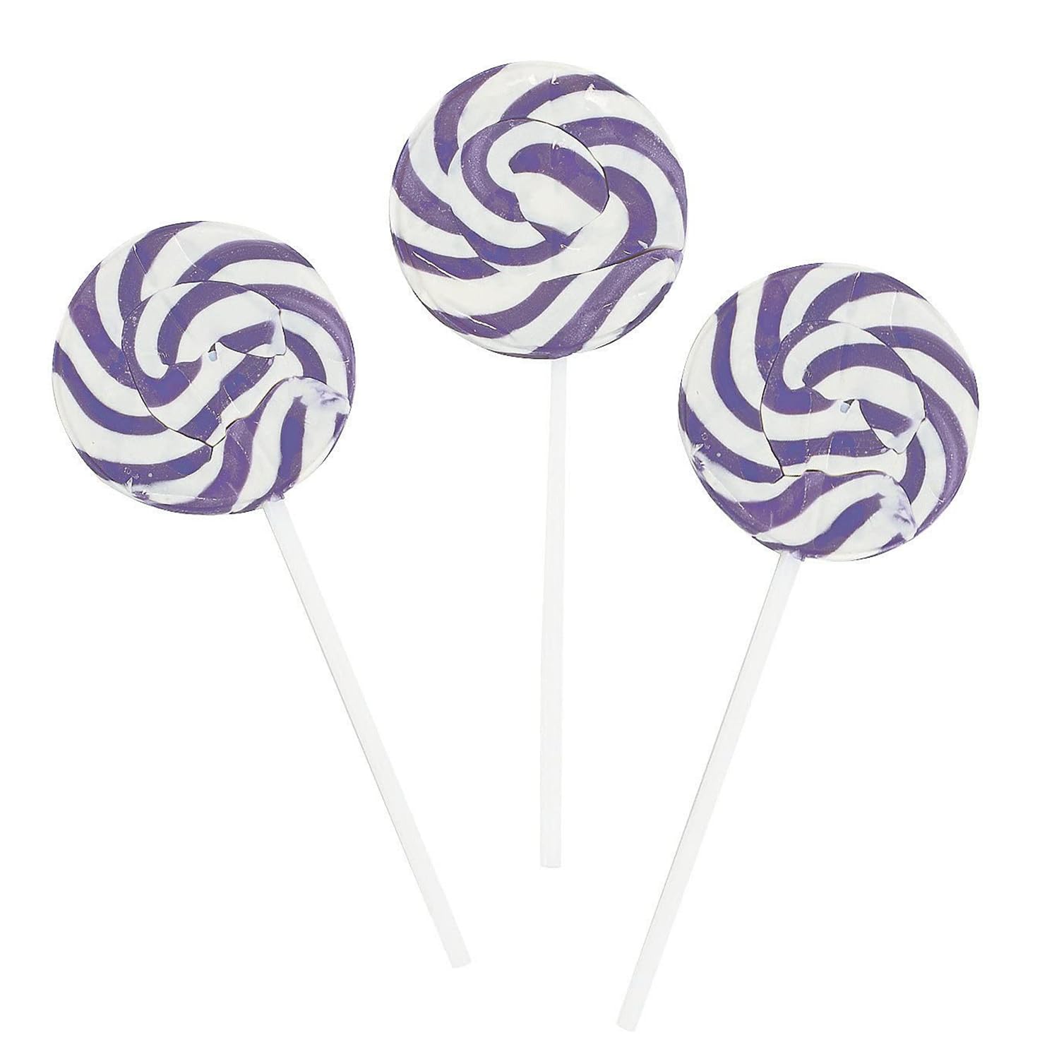 PURPLE-SWIRL-LOLLIPOPS---24-SUCKERS-INDIVIDUALLY-WRAPPED-1286