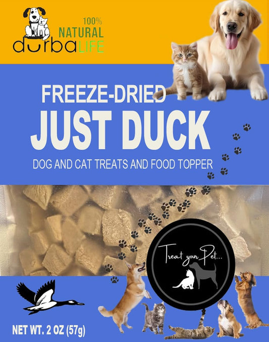 Freeze-Dried-Raw-Duck-Bites---Dog-&-Cat-Treats-Food-Topper,-High-982