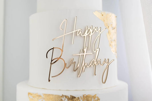 1PCS-Happy-Birthday-Cake-Topper,Gold-Mirror-Acrylic-3685