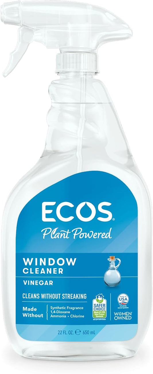 Earth-Friendly-Products-ECOS-Window-Cleaner-with-Vinegar,-22-Ounce,-(Pack-1071