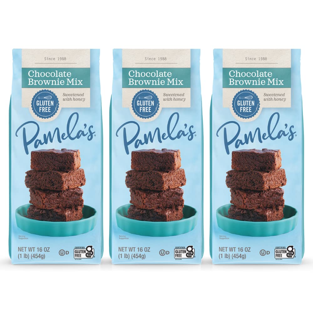 Pamela’s-Baking-Mixes,-Chocolate-Brownie-Mix,-Gluten-Free,-16-oz.-(Pack-147