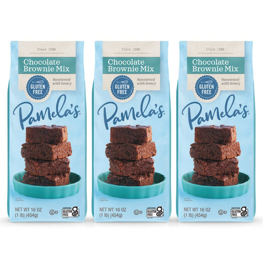Pamela’s-Baking-Mixes,-Chocolate-Brownie-Mix,-Gluten-Free,-16-oz.-(Pack-147