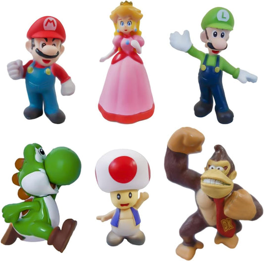 GeRRiT-6Pcs-Mario-Cake-Toppers-Mario-Birthday-107