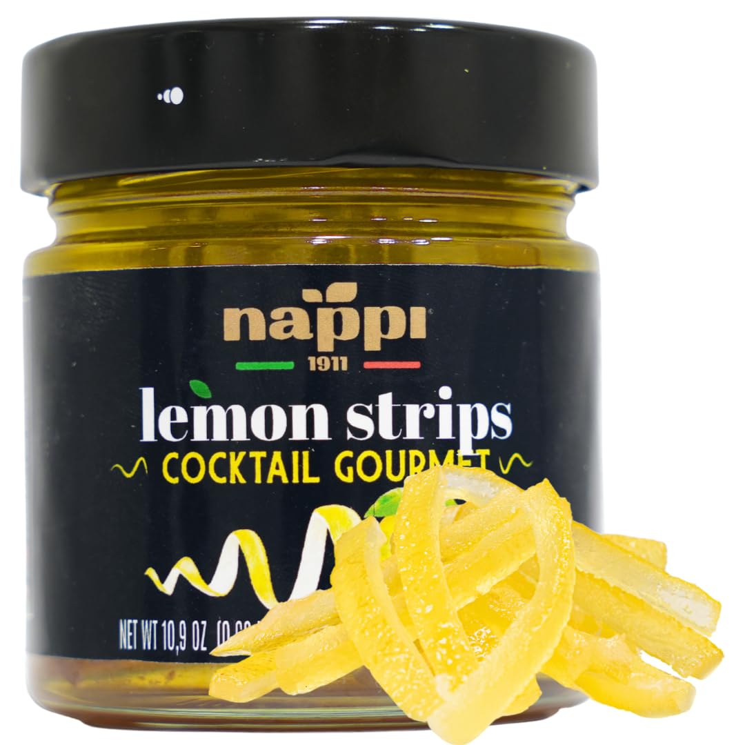 Nappi-1911,-Lemon-Twist,-Candied-Lemon-Peel-Strips-in-Syrup,-10.9-oz,-Popular-97
