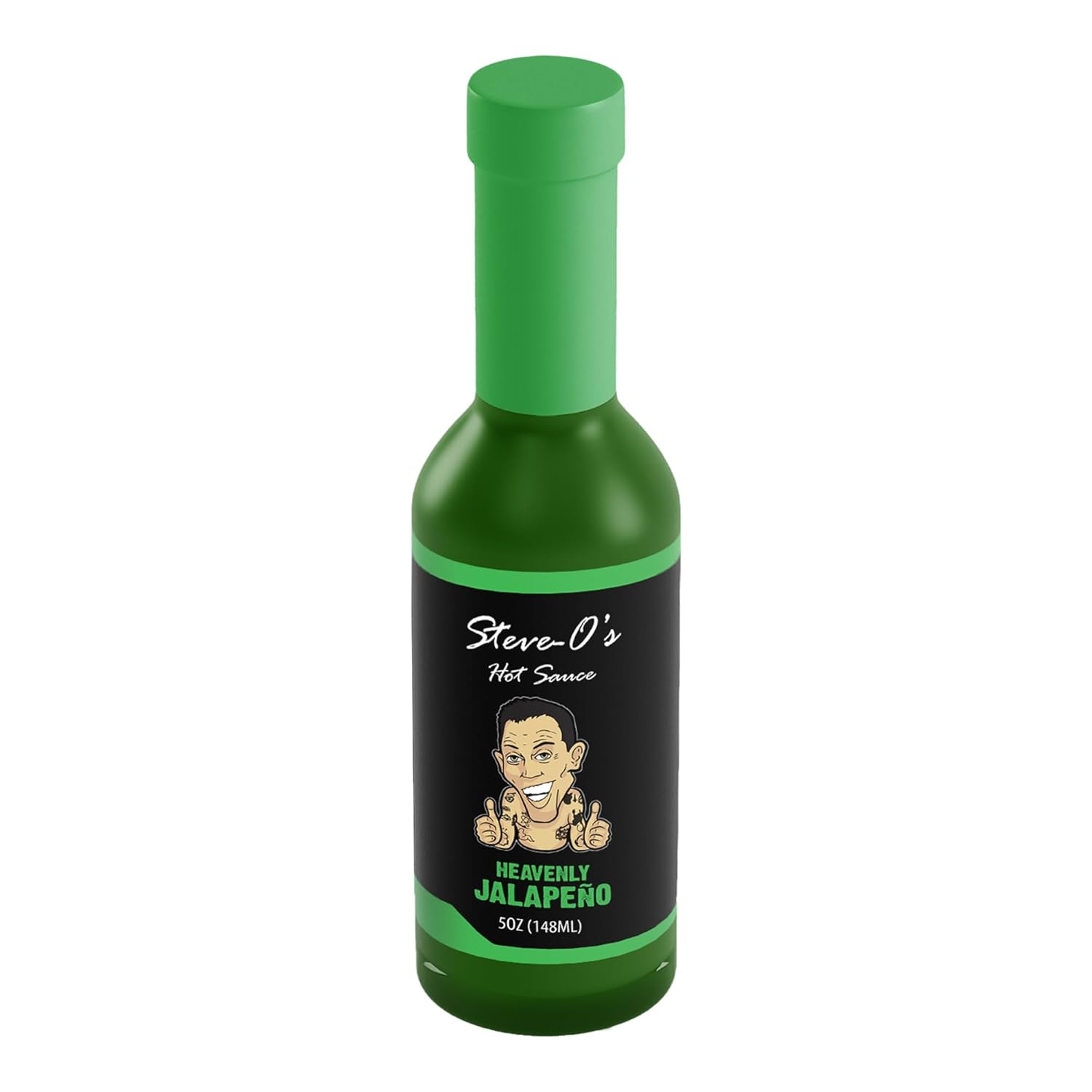 Steve-O's-Heavenly-Jalapeño-Hot-Sauce-|-Zesty-Green-Verde-Sauce-for-Marinades,-636
