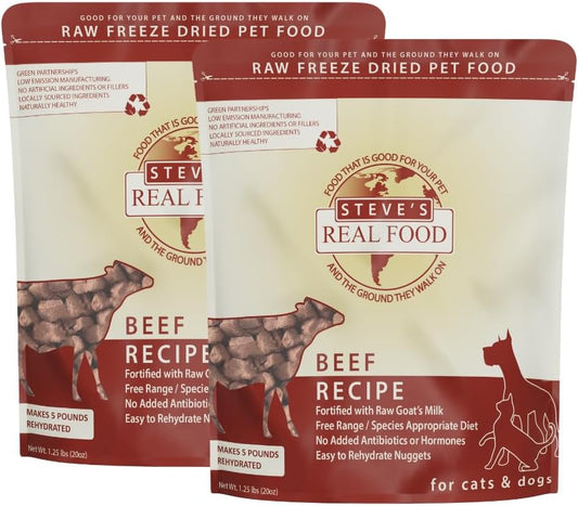 Steve's-Real-Food-Freeze-Dried-Raw-Nuggets-2-Pack---Beef-Recipe---Raw-Pet-1468