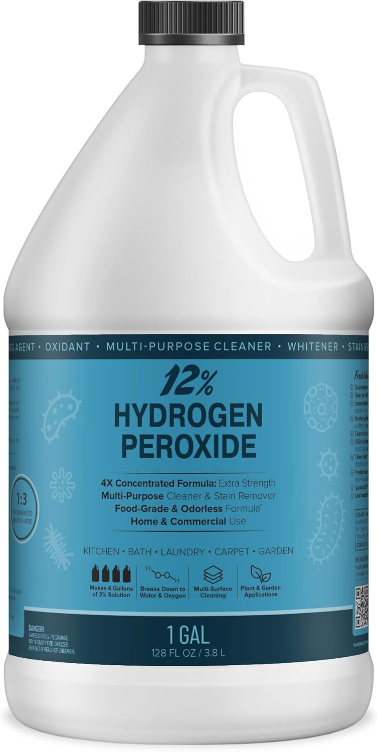 MAXTITE-0.12-Hydrogen-Peroxide-Solution---1-Gallon-Natural-Cleaning-Solution-for-Kitchen,-Bath,-Laundry,-1139