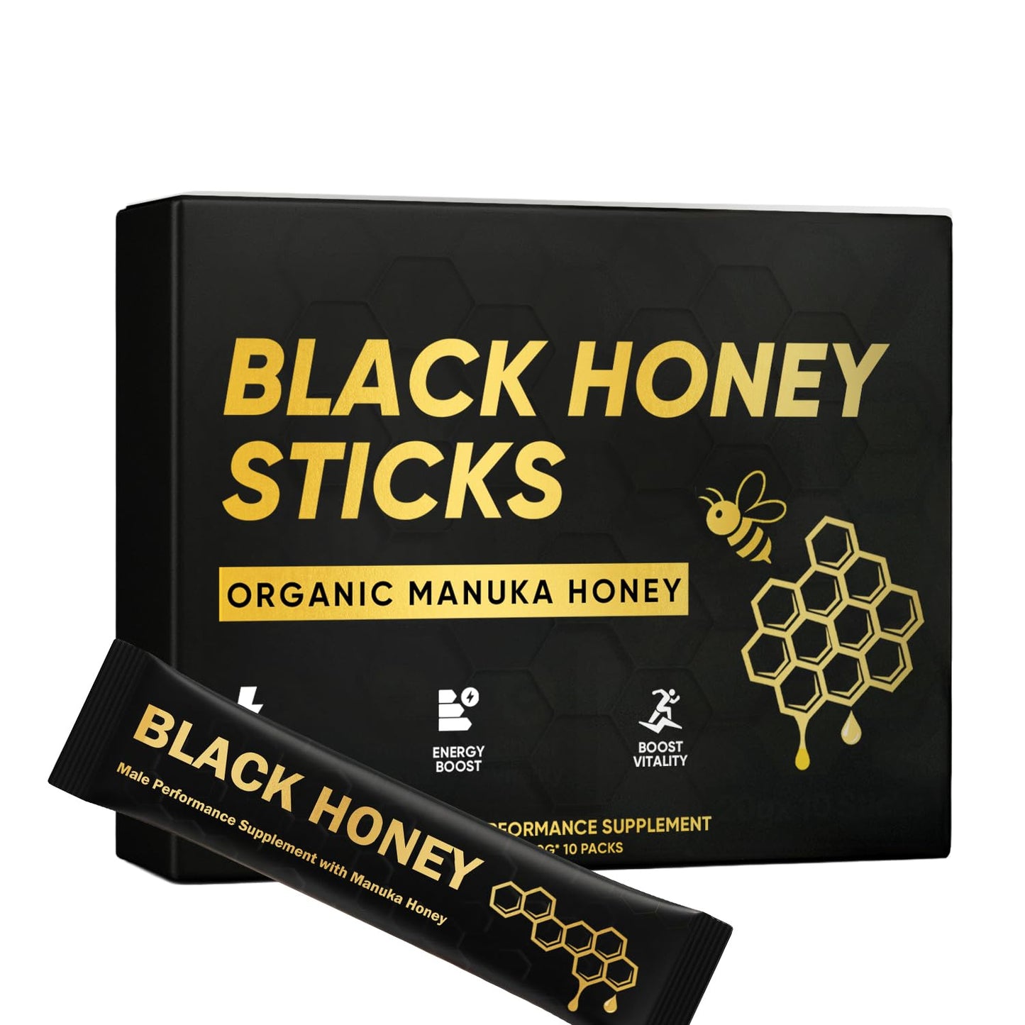 Black-Honey-Sticks-with-with-Raw-Organic-Honey,-Black-Ginger-&-Ginseng-for-|-231