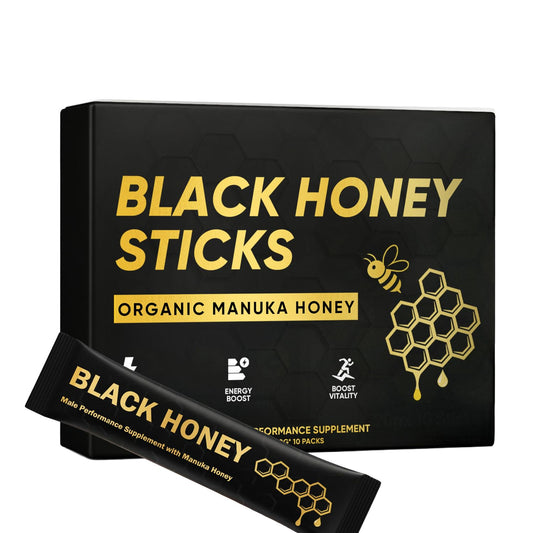 Black-Honey-Sticks-with-with-Raw-Organic-Honey,-Black-Ginger-&-Ginseng-for-|-231