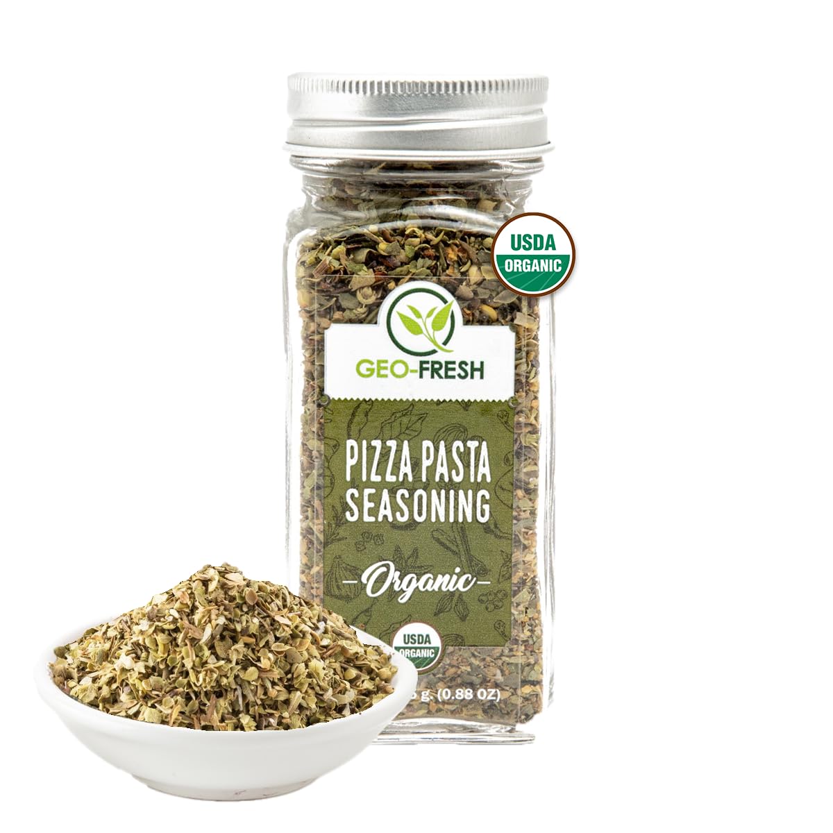 Geo-Fresh-Condimento-orgánico-para-pizza,-0.53-oz-(15-g),-sin-Kosher,-938