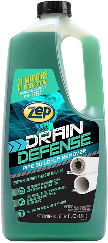 Zep-Drain-Defense-Pipe-Build-Up-Remover---64-Ounces---ZLDC648---Professional-Strength-Liquid-1557