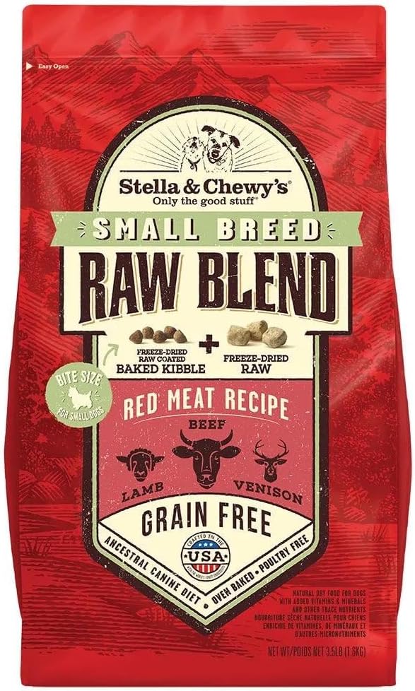 Stella-and-Chewy's-Small-Bred-Raw-Blend,-10-Pound,-Red-Meat-Recipe,-Grain-Free-1224
