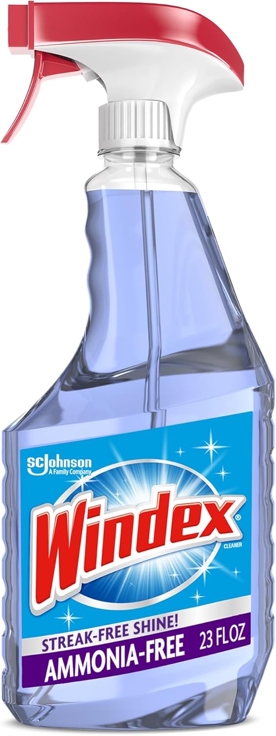 Windex-Glass-and-Window-Cleaner-Spray-Bottle,-Ammonia-Free,-Packaging-Designed-to-Prevent-Leakage-and-1930