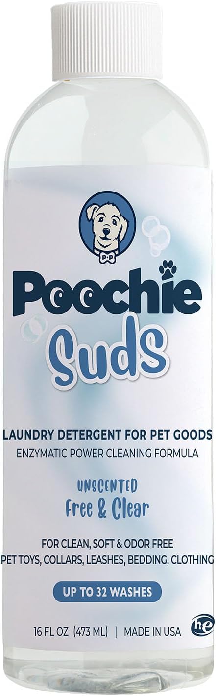 Poochie-Suds-Pet-Laundry-Detergent,-Enzyme-Cleaner-and-Odor-Remover,-Hypoallergenic-and-626