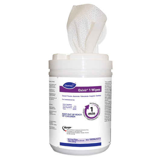 Diversey-Oxivir-1-100962573-Disinfectant-Wipes,-Virucidal,-Bactericidal,-Tuberculocidal,-Fungicide-2622