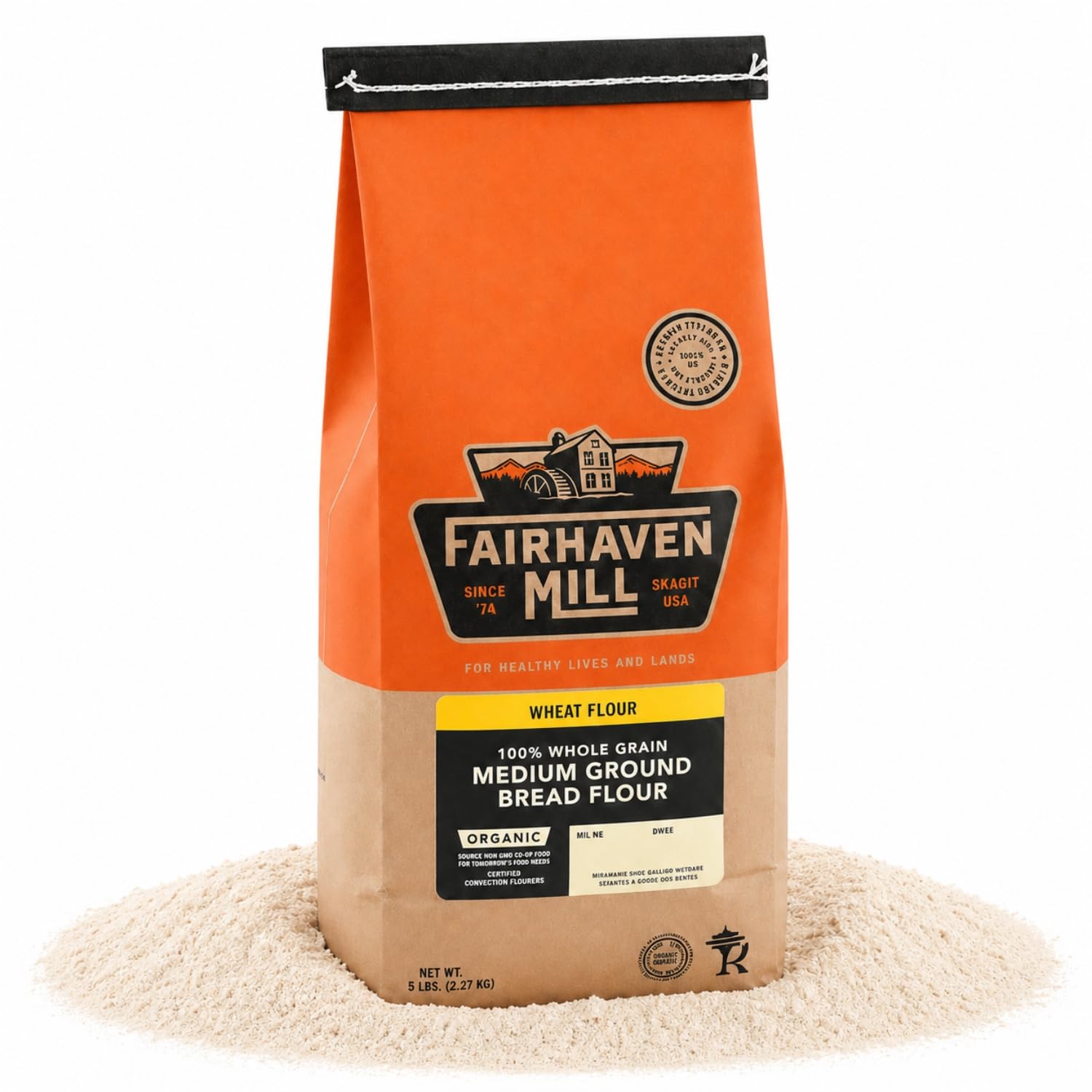 Fairhaven-Mill-Medium-Ground-Whole-Wheat-Bread-Flour,-5-lbs-|-USDA-126