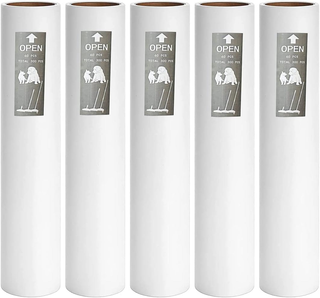 5-Pack-9.45-Inch-Wide-Large-Lint-Roller-Refills-(1.51In-1461