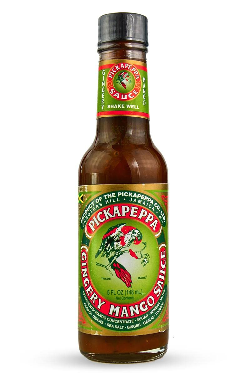 Pickapeppa-Mango-Sauce,-Gingery,-5-Ounce-------------1253