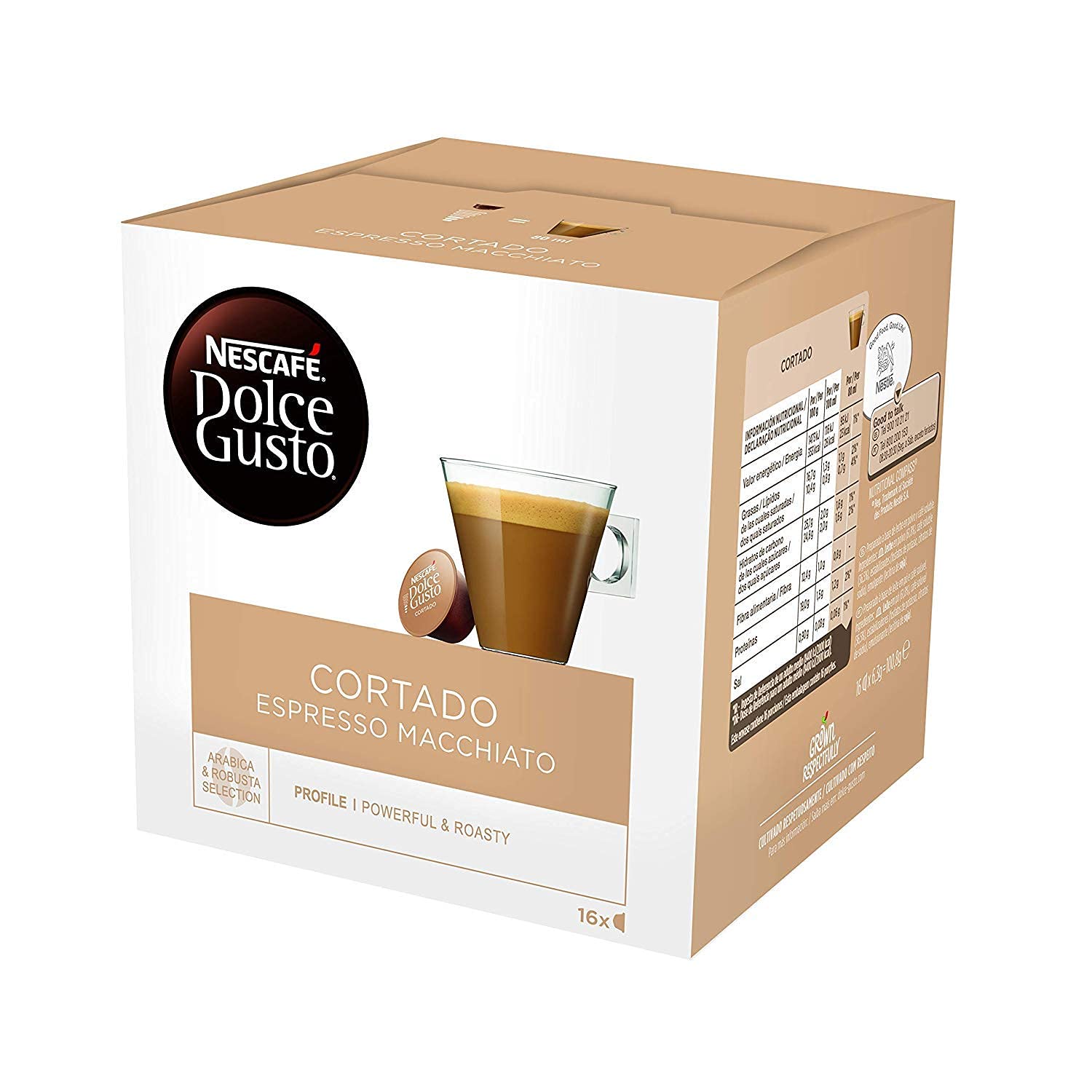 Dolce-Gusto---Coffee-Capsules,-Cortado-Espresso-Macchiato,-1.86-Oz.,-(Pack-of-3)-2124