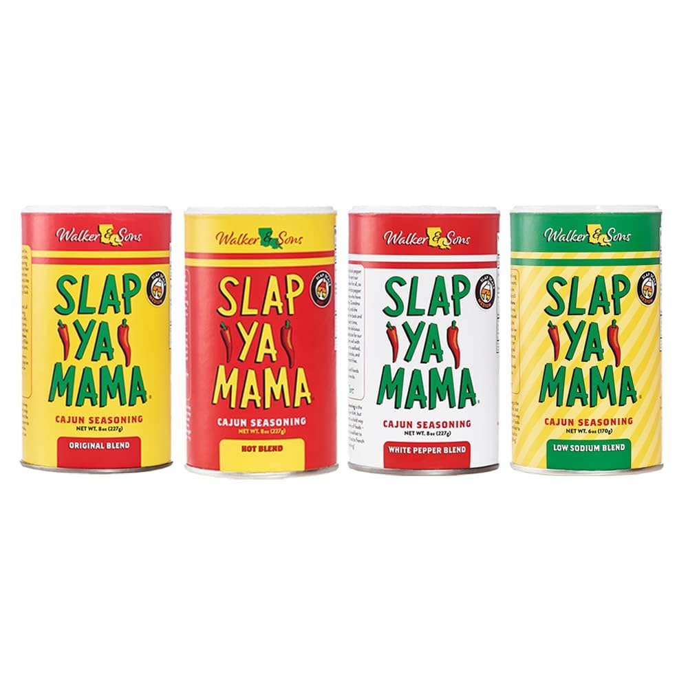 Slap-Ya-Mama-Paquete-variado-de-condimentos-cajún,-latas-de-onzas,-2035