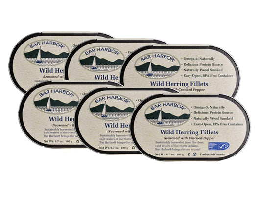 Bar-Harbor-Filetes-de-arenque-silvestre-con-pimienta-agrietada,-6.7-onzas-(paquete-6)-781