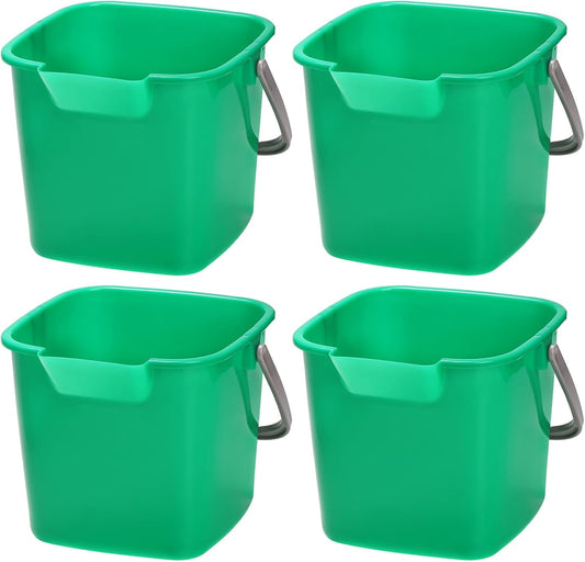 Peohud-4-Pack-Sanitizing-Buckets,-3-Quart-Small-Cleaning-Buckets,-993