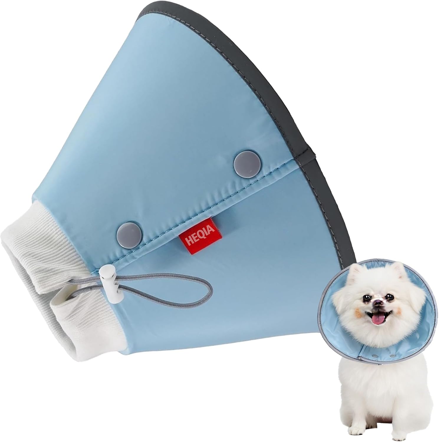 Dog-Cone-Collar-Adjustable-After-Surgery,-Comfortable-Dogs-Recovery-Collar,-Adjustable-E-Collar-505
