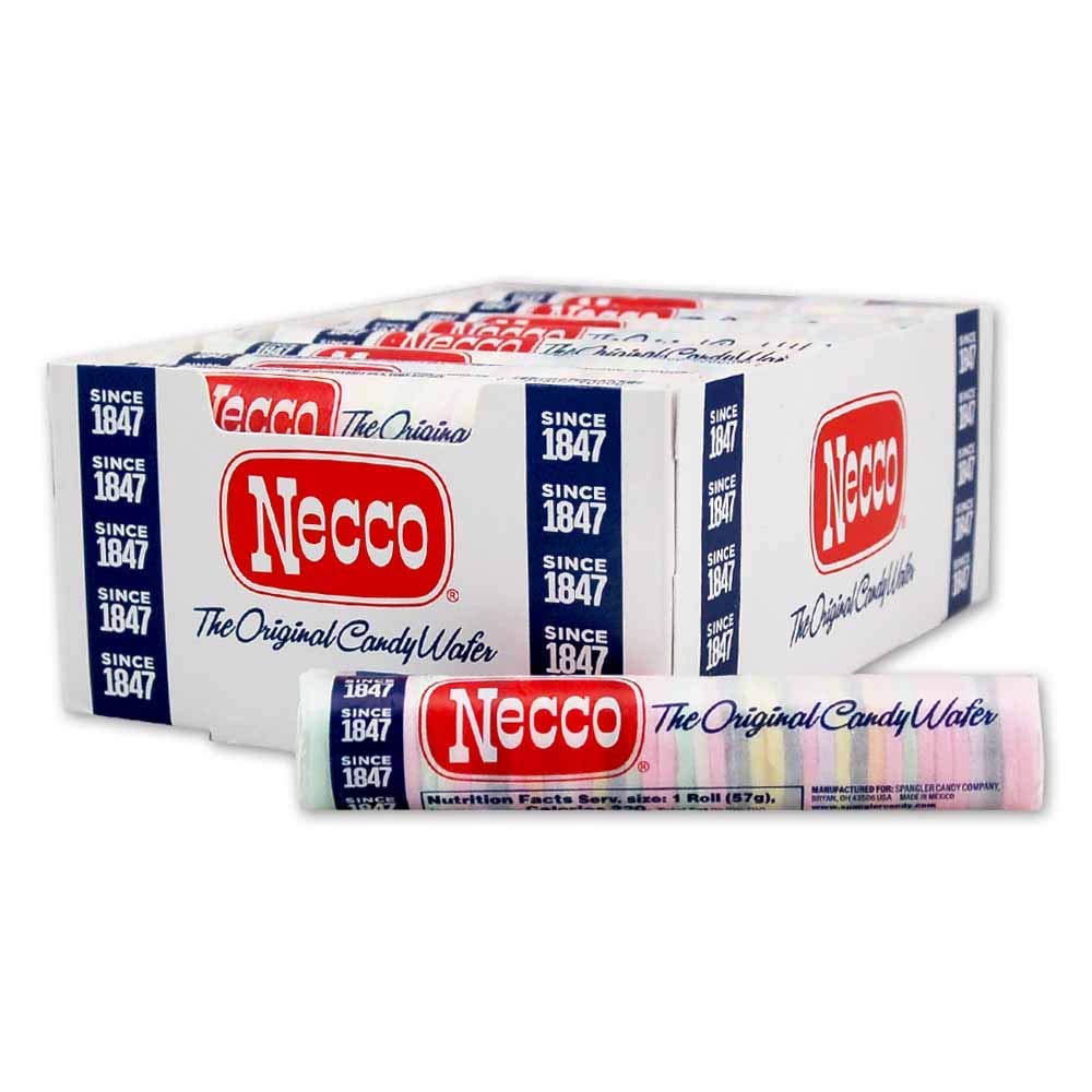 Necco-Wafers,-The-Original-Candy-Wafers-Display-Pack---Assorted-Flavor--Tray,-Retro-Sweets-the-1364