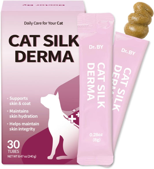 Cat-Silk-Derma-Skin-and-Coat-Supplement-for-Cats-Itch-Skin-Relief,-Dandruff-1450