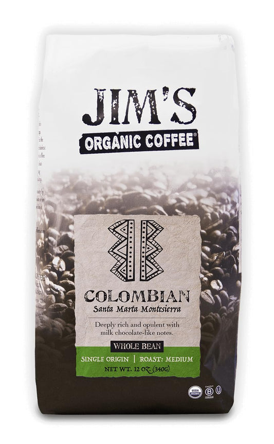 Jim's-Organic-Coffee-Colombiano---Origen-único,-tostado-medio---Bolsa-grano2126