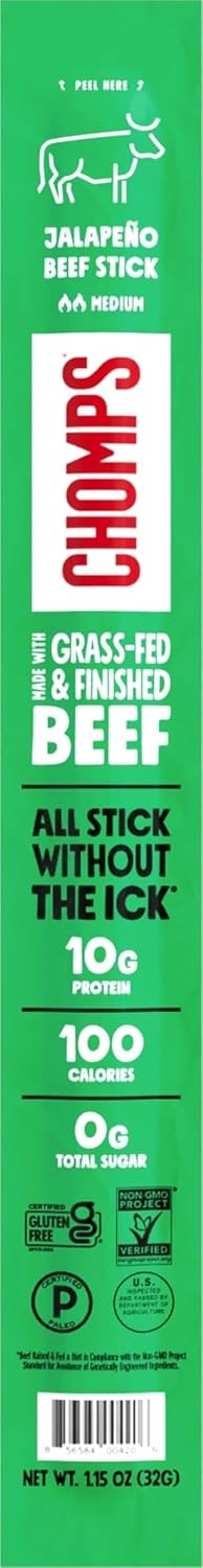 Chomps-Jalapeño-Beef,-Grass-Fed-&-Finished,-Single-Protein-Snack-Stick-|--Grass-Fed-And-Finished-Beef-945