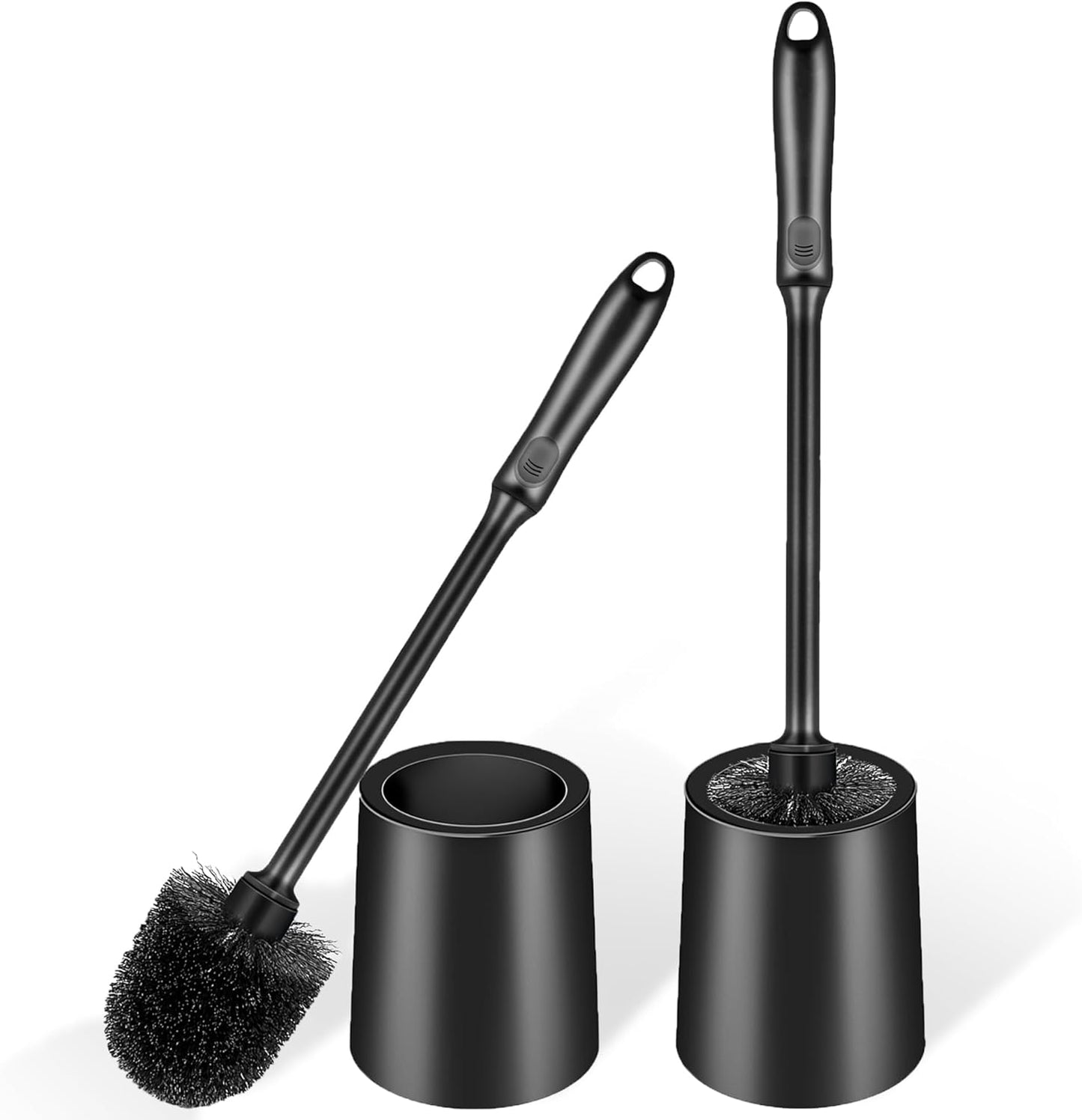 AONEZ-Toilet-Brush-and-Holder-Set,-2-Pack-Long-Handle-Toilet-Brush,-Non-Slip-Grip,-Nylon-Bristles,-1150