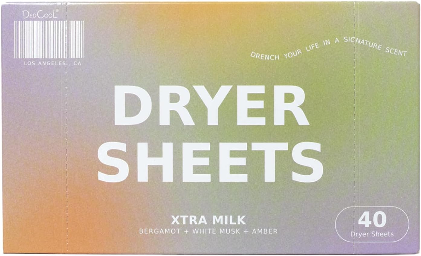 DedCool-Dryer-Sheets-|-Xtra-Milk-|-40-Count-|-Non-Toxic,-Vegan-1564