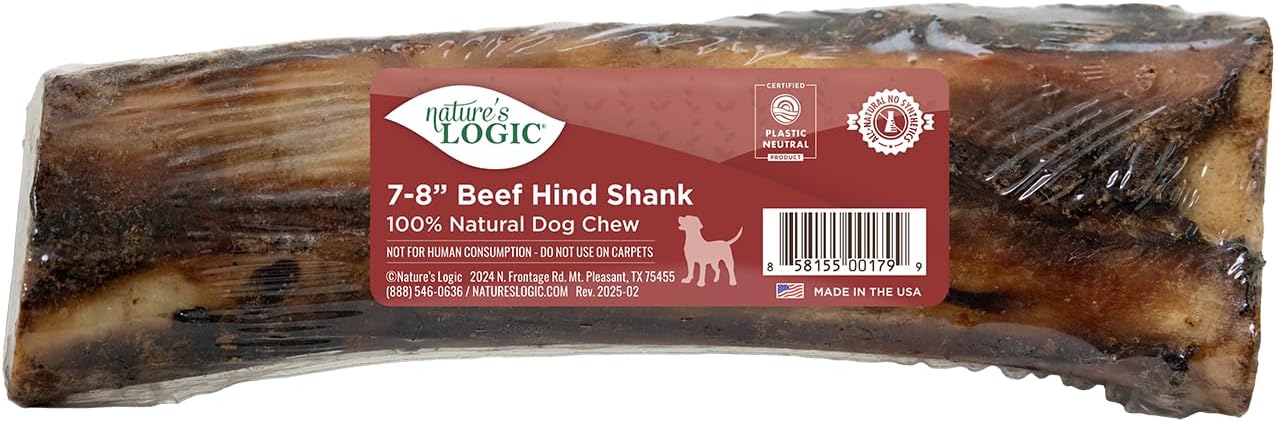 NATURE'S-LOGIC-Beef-Hind-Shank-Bone---7-8''-Long-Chew---&-2292