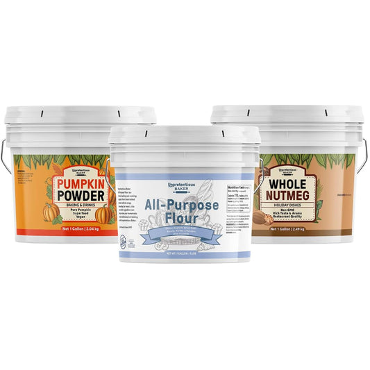 Unpretentious-Fall-Baking-Bundle,-All-Purpose-Flour,-Pumpkin-Powder,-and-Nutmeg,-(1-43