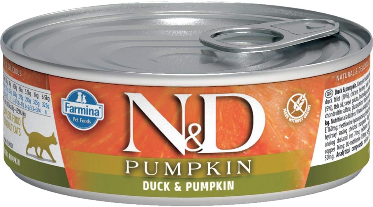 Farmina,-N&D-Pumpkin-Duck-&-Pumpkin-Canned-Cat-Food,-2.4608-Ounce---74