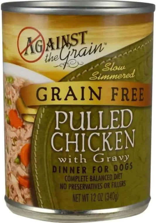 Against-The-Grain-Hand-Pulled-Chicken-Canned-Dog-Food---12,-12-oz-442