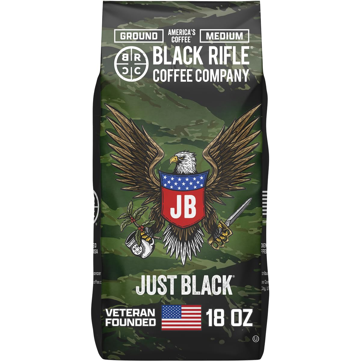 Black-Rifle-Coffee-Company-Just-Black,-18oz-Bag,-Ground-Coffee-Medium-Roast---3070