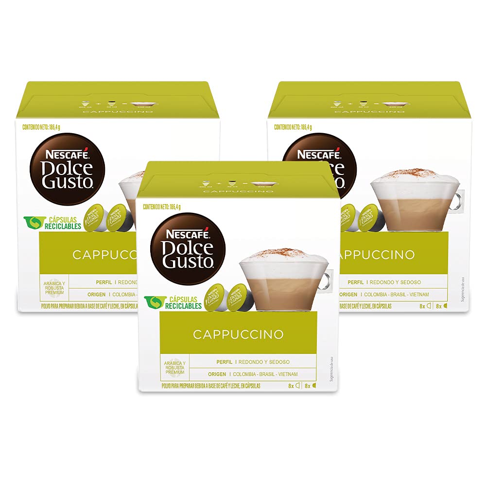 NESCAFÃ‰-Dolce-Gusto-Coffee-Capsules-Cappuccino,-16-Count-(Pack-of-3)-----845