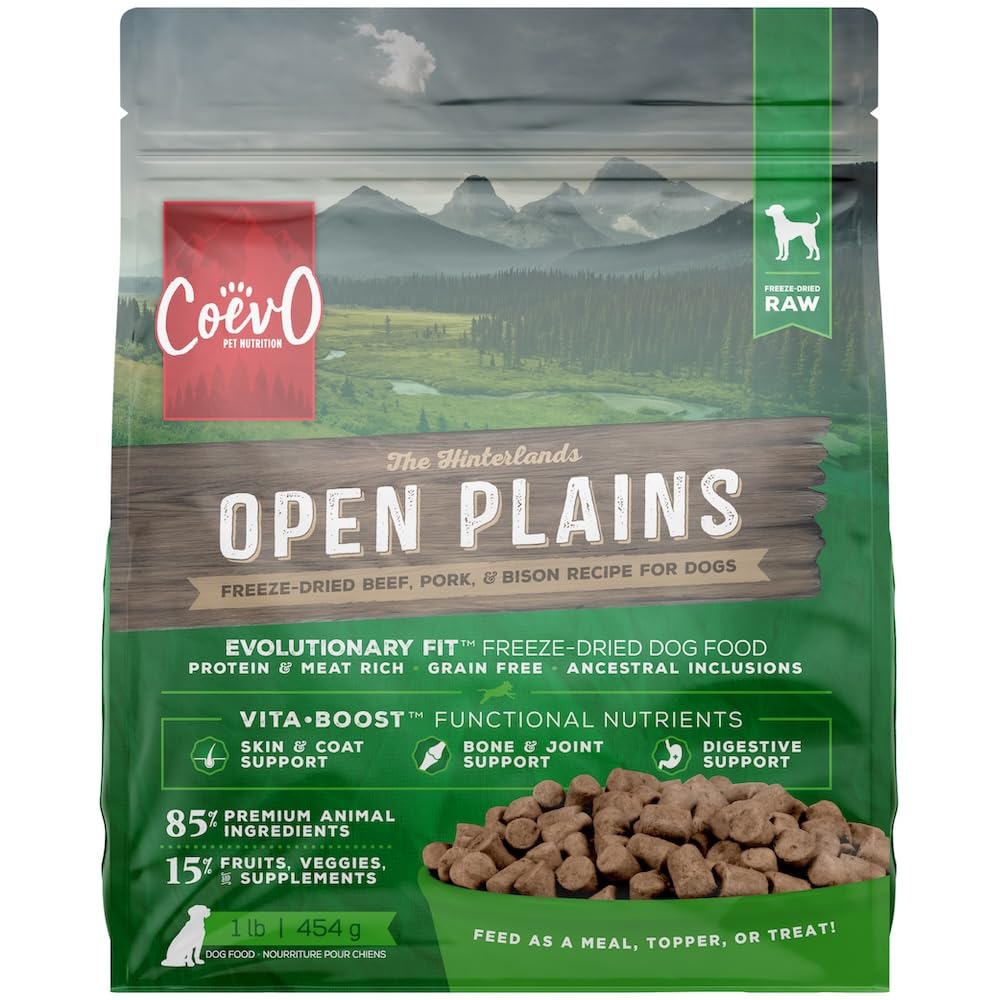 Coevo-Open-Plains-Full-Freeze-Dried-Dog-Food,-454-GR-------149