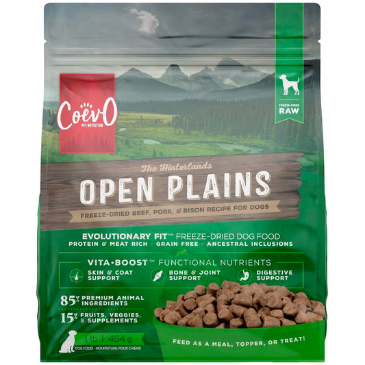 Coevo-Open-Plains-Full-Freeze-Dried-Dog-Food,-454-GR-------149