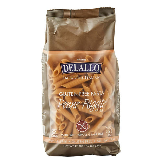 DeLallo-Gluten-Free-Brown-Rice,-Penne-Regate,-12-Ounce-292