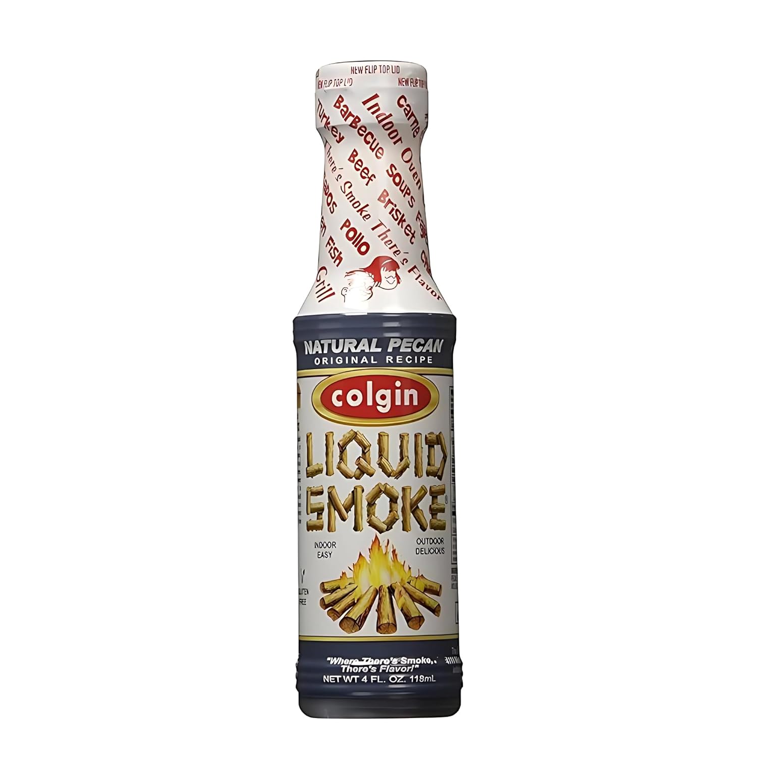 Colgin-Liquid-Smoke,-All-Natural-Pecan,-4-Ounce-Bottle-------1273