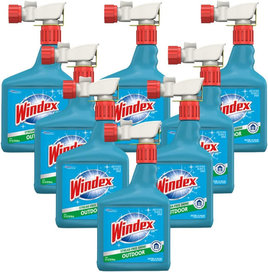 Windex-Outdoor-Window-and-Glass-Cleaner-for-Hose-Ammonia-Free,-140