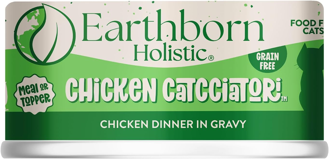 Earthborn-Holistic-Chicken-Catcciatori-Grain-Free-Moist-Cat-Food-3-Ounce-(Pack-24)----1118