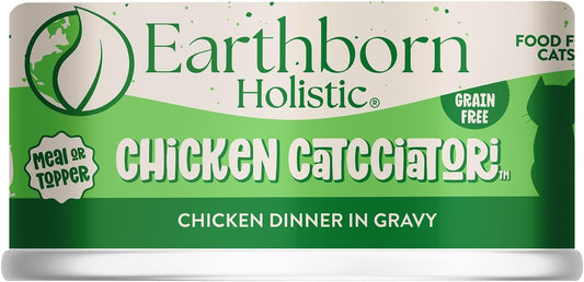 Earthborn-Holistic-Chicken-Catcciatori-Grain-Free-Moist-Cat-Food-3-Ounce-(Pack-24)----1118