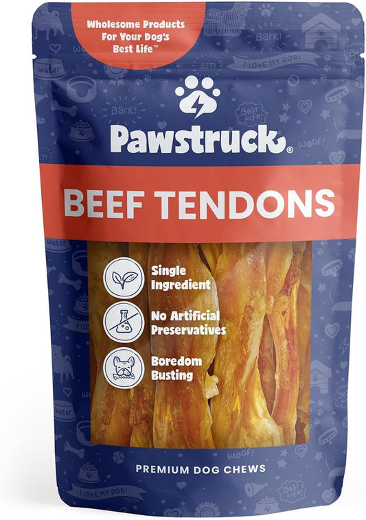 Natural-7-9”-Beef-Tendon-Chew-Sticks-for-Dogs-3345