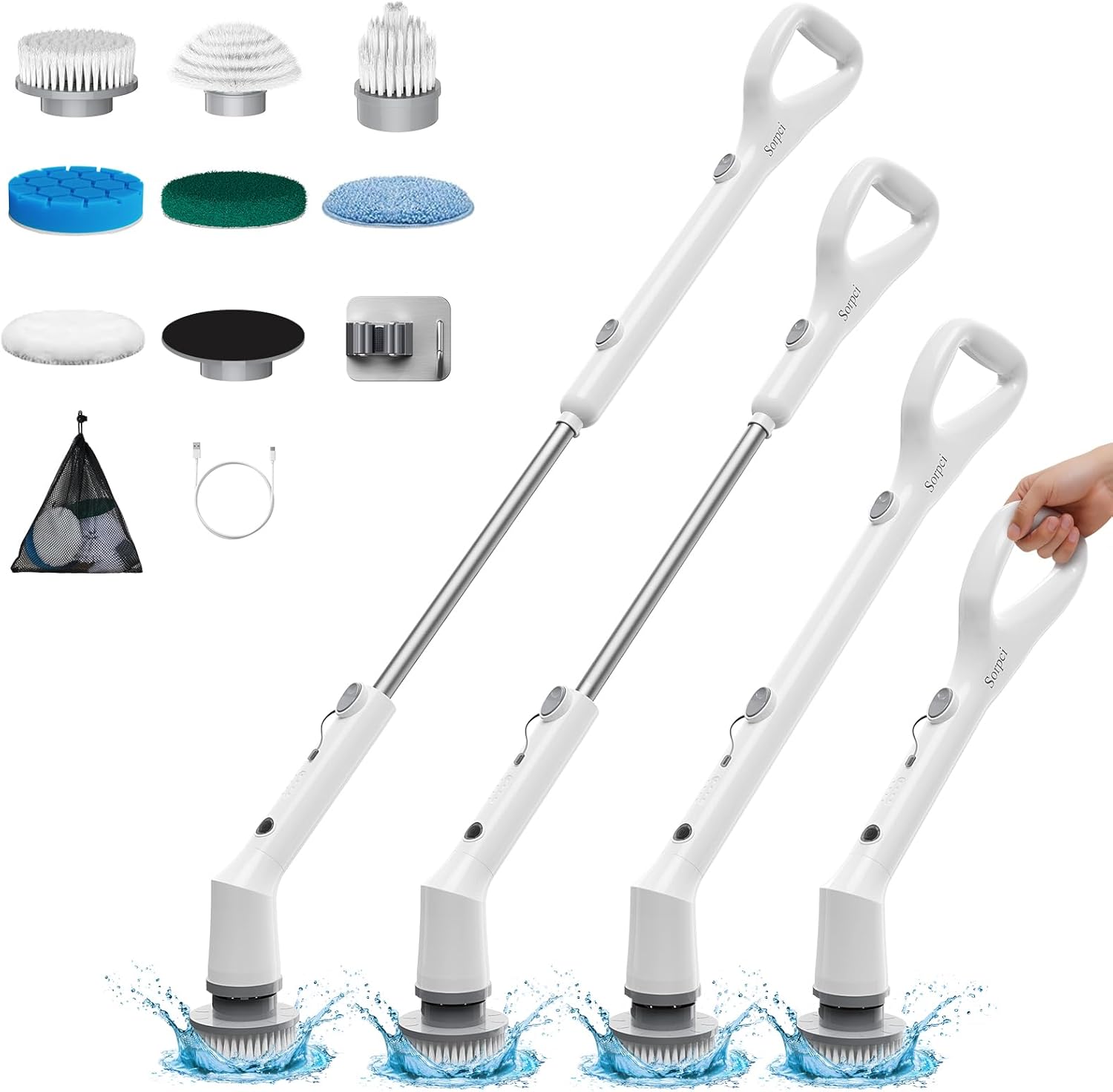 Electric-Spin-Scrubber,2024-New-Cordless-Cleaning-Brush,Shower-Cleaning-Brush-with-3010